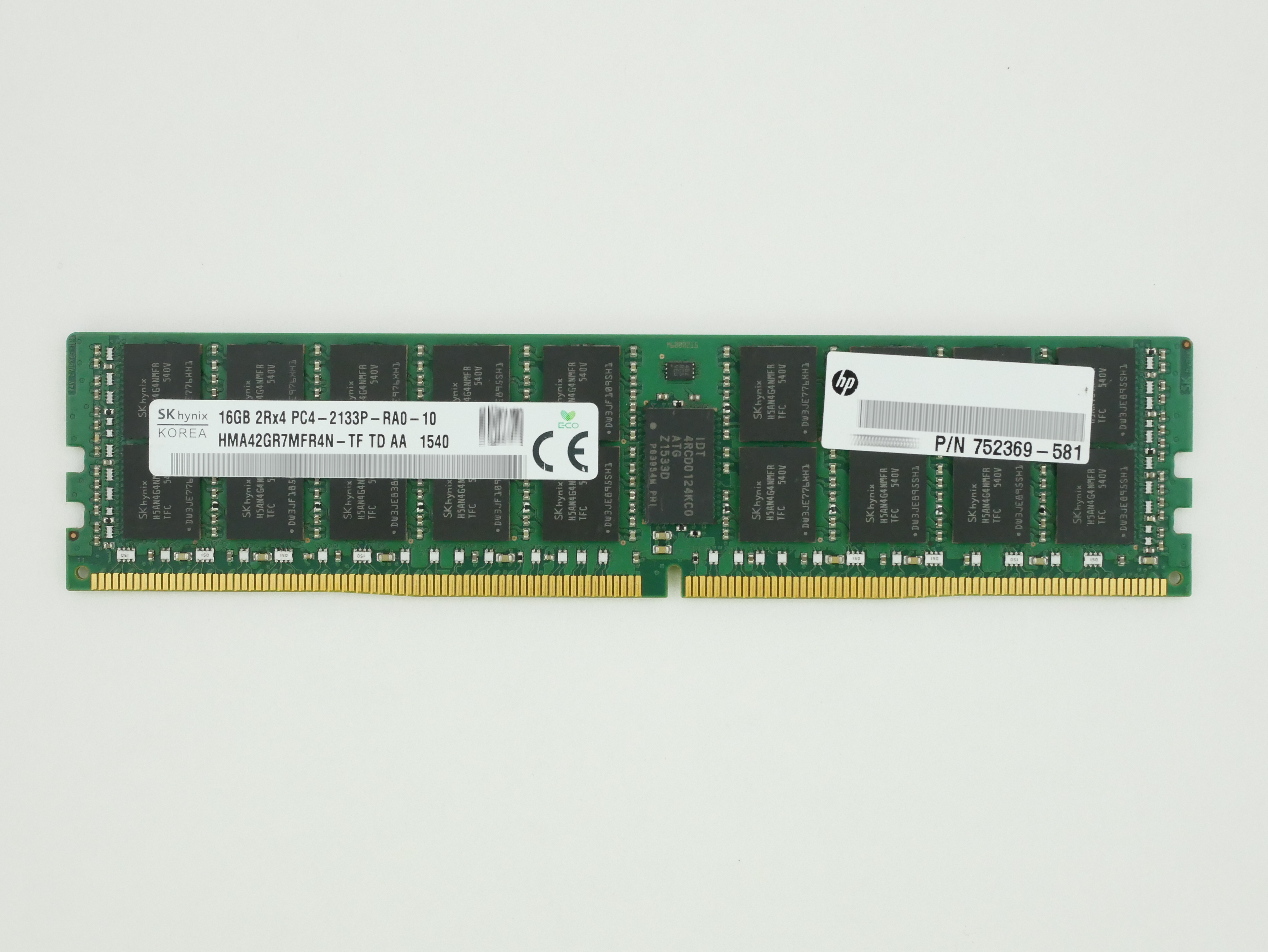 HP Hynix 16GB PC4-17000 DDR4-2133MHz ECC Reg Dimm HMA42GR7MFR4N-TF 752369-581
