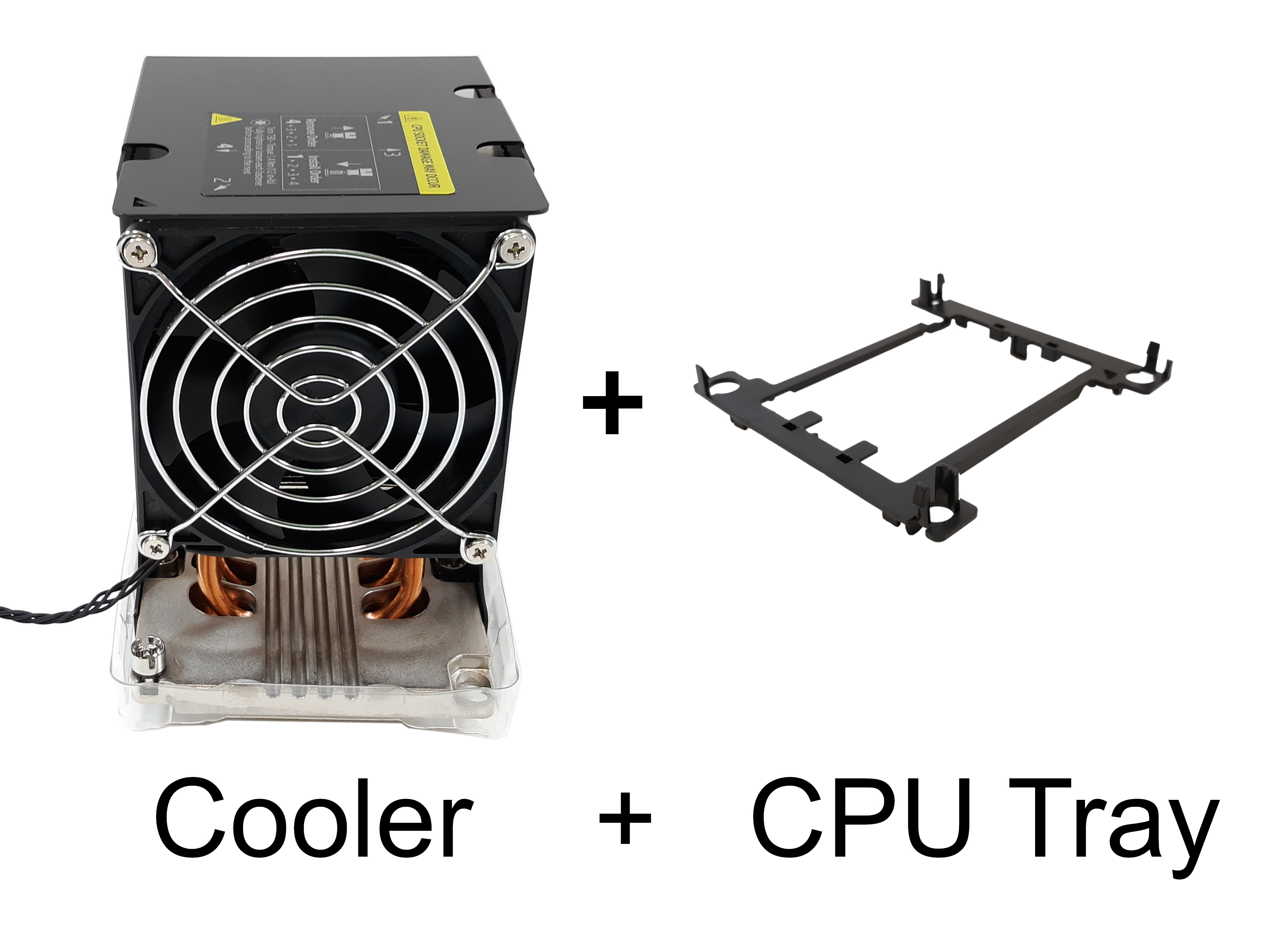 HP Rear Heatsink Fan Assembly and CPU Tray Retainer for Z8 G4 Workstation 907572-001 L25076-001