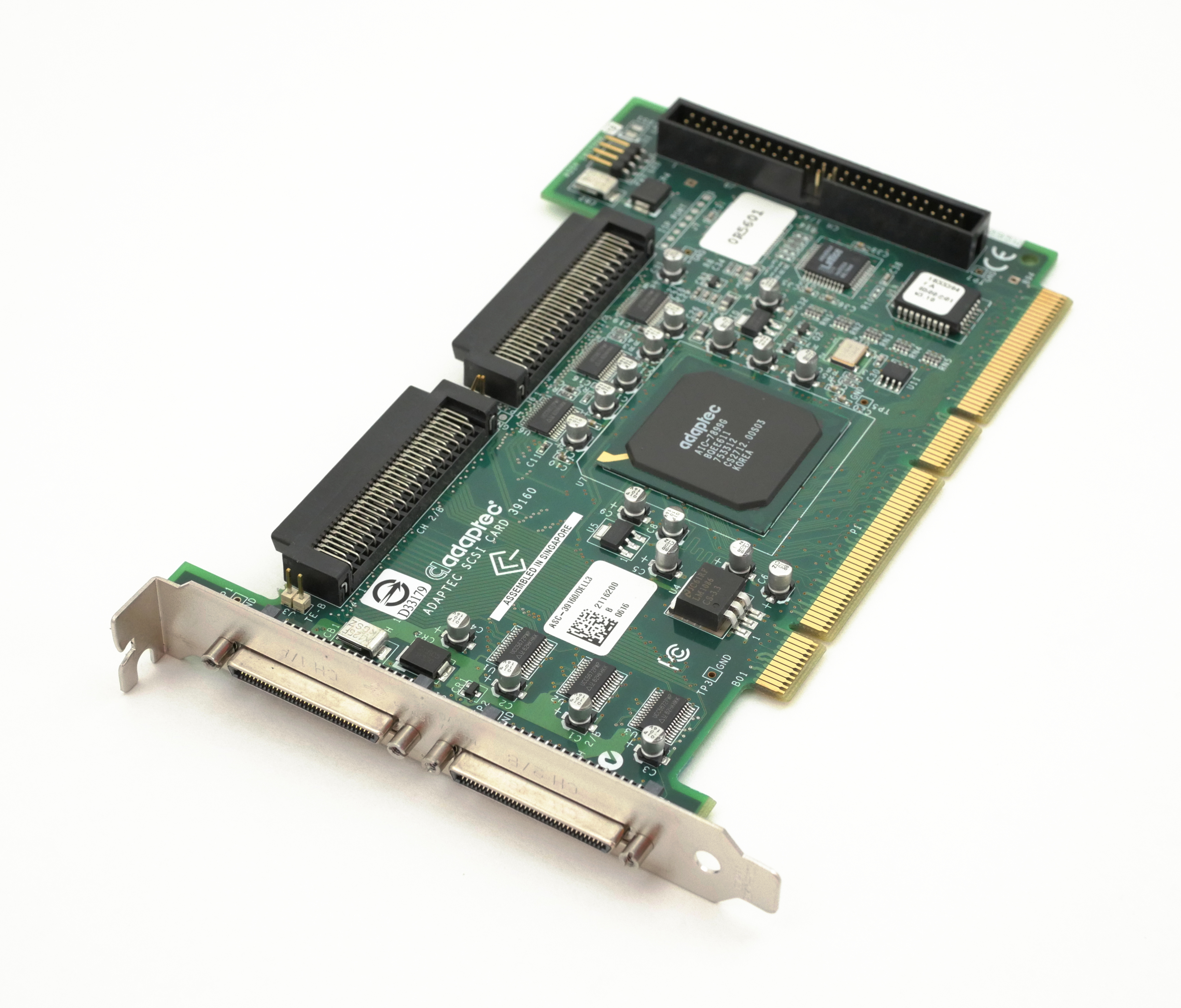ADAPTEC ASC-39160 DUAL U160 SCSI Controller Adapter UP601 413474-001
