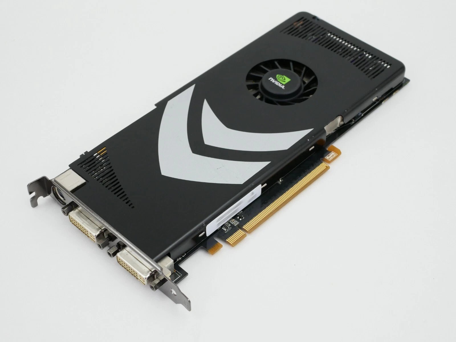 Dell Nvidia GeForce 9800GT 512MB PCIe x16 dual DVI S-video J359K