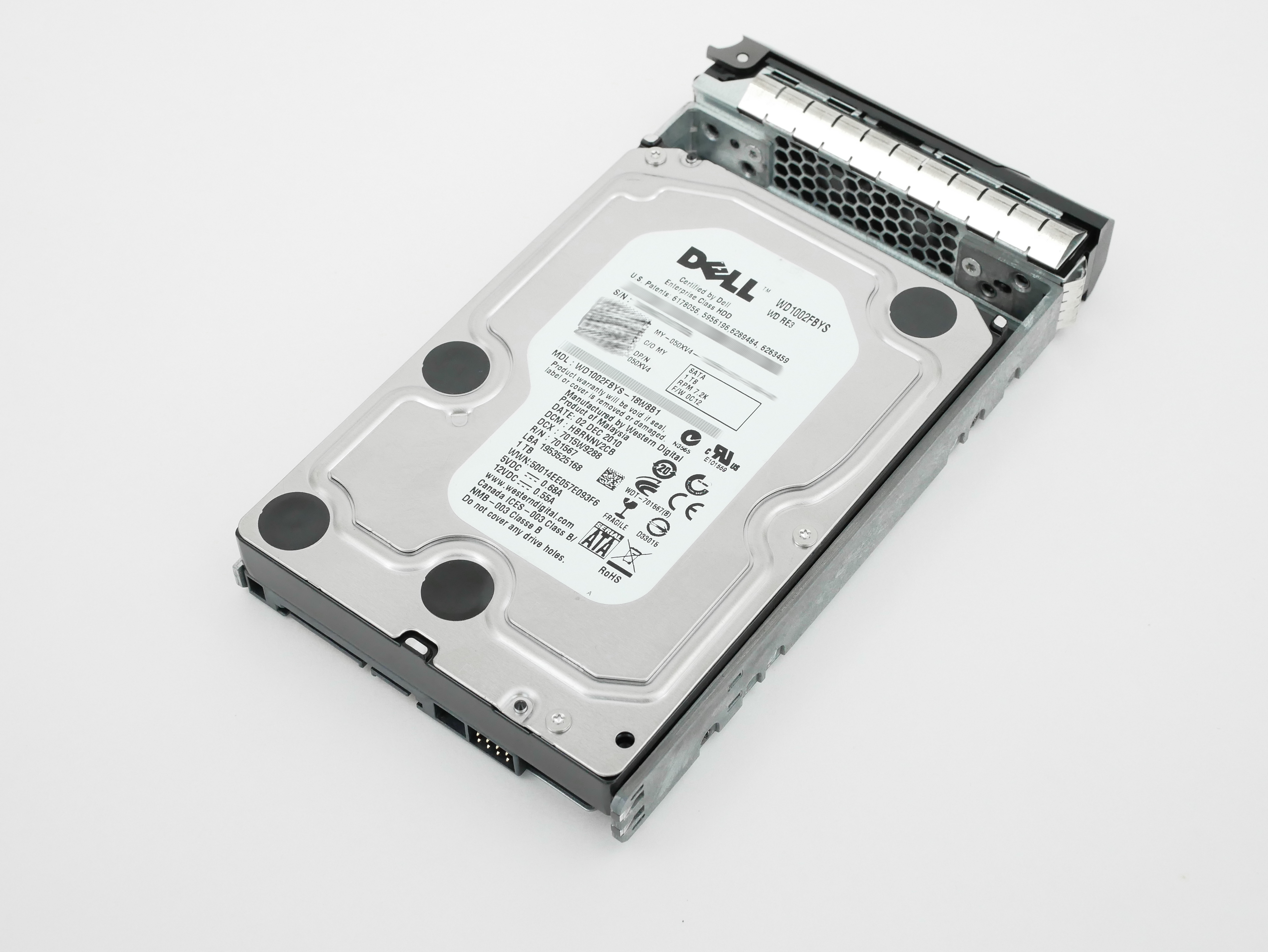 Dell WD RE3 1TB 7.2K RPM 32MB Cache SATA 3.0Gb/s 3.5" WD1002FBYS-18W8B1 50XV4