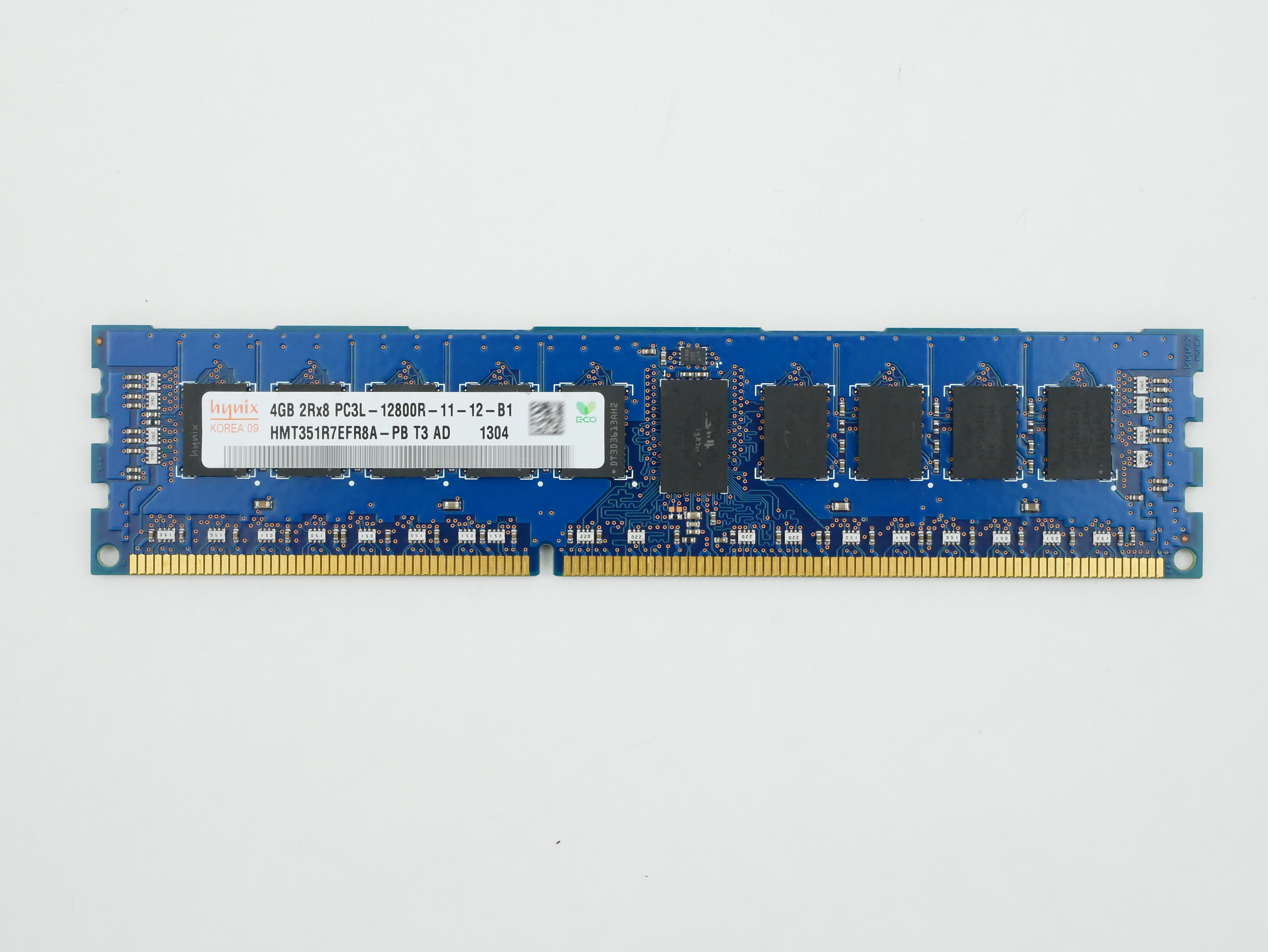 Hynix 4GB PC3-12800R DDR3-1600MHz ECC REG HMT351R7EFR8A-PB