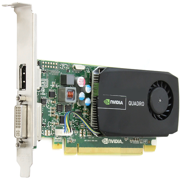 Lenovo nVIDIA Quadro 410 512MB DDR3 PCI-e x16 DVI DP 03T6746