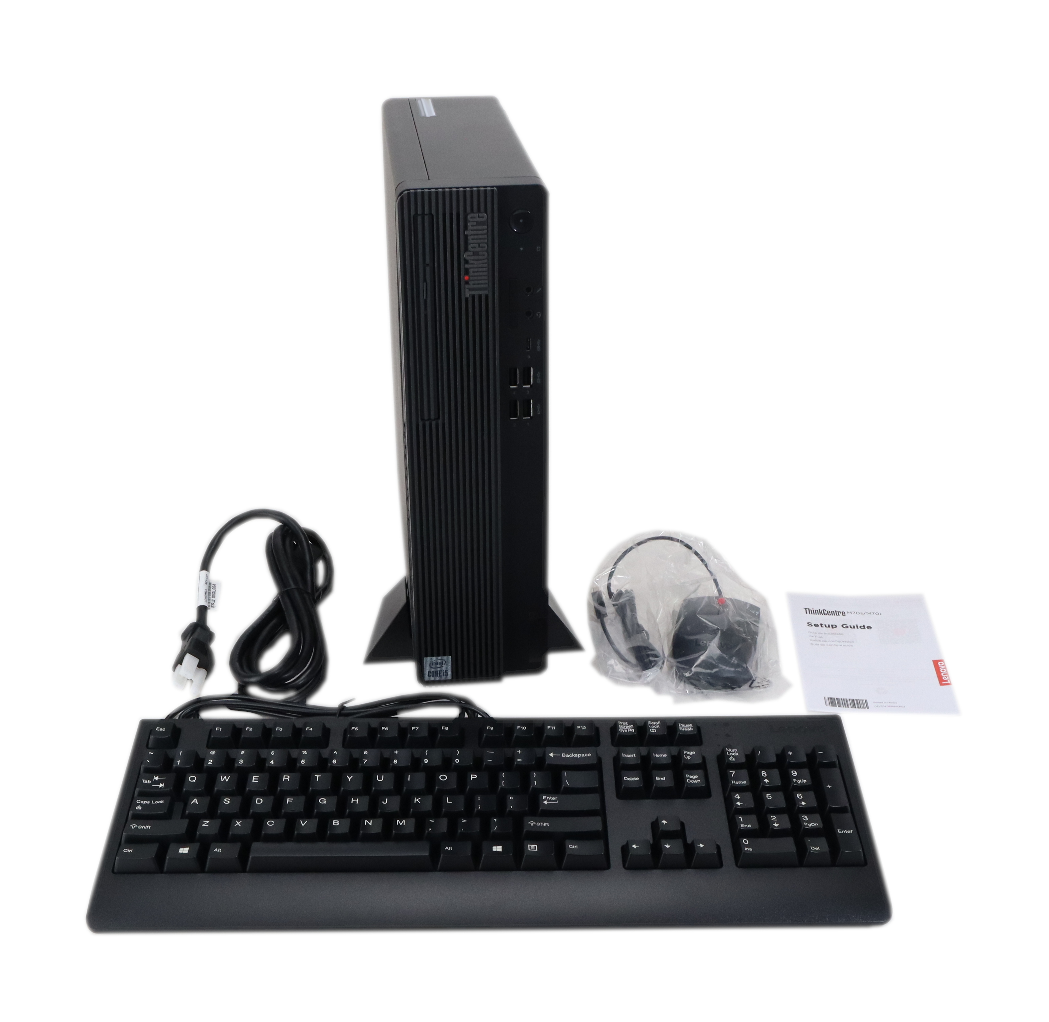 Lenovo ThinkCentre M70s SFF i5-10400 2.9GHz 8GB RAM 1TB HDD Win10 Pro 11DC002VUS
