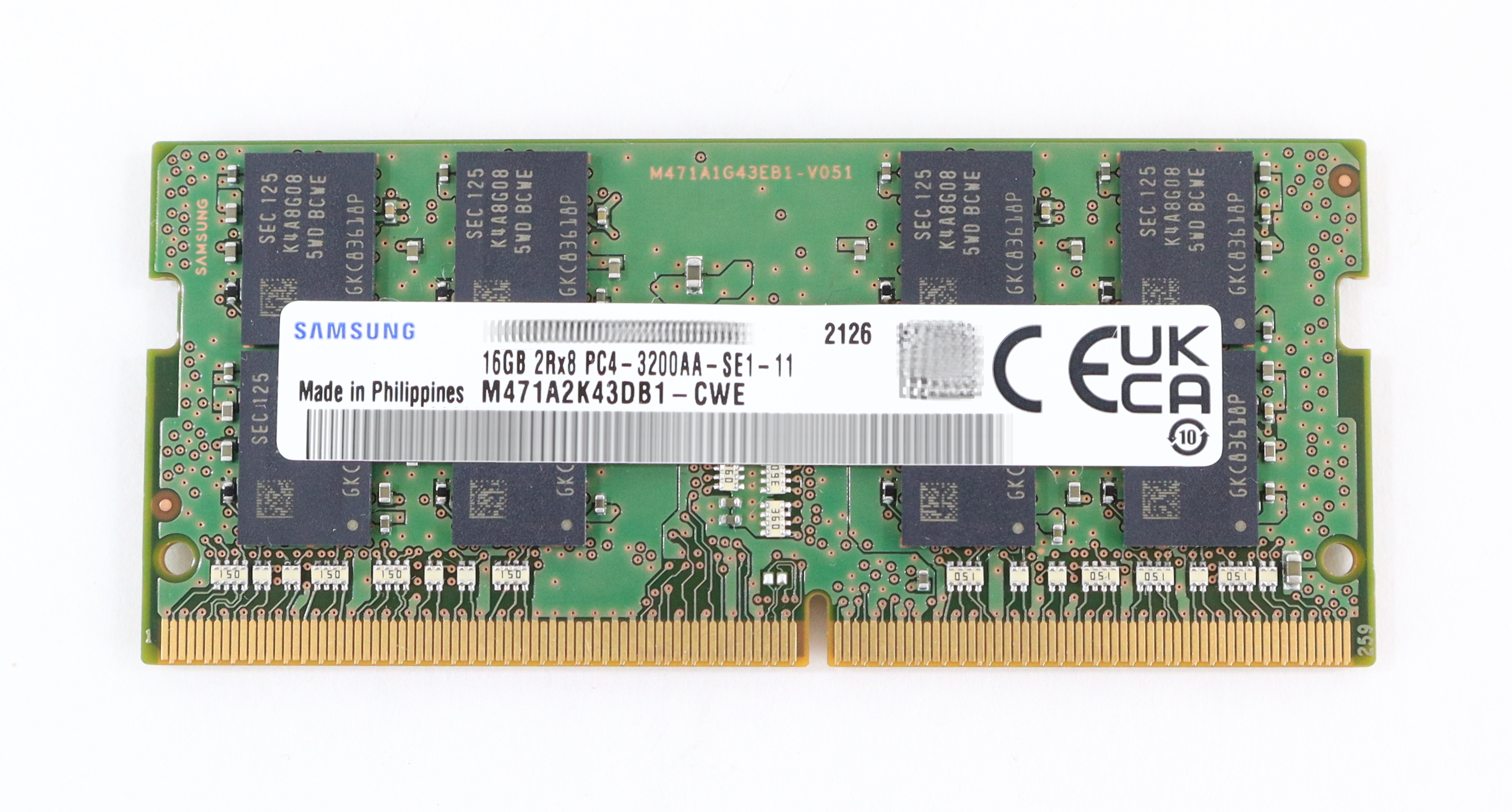 Lenovo Samsung 16GB M471A2K43DB1-CWE 3200AA SoDIMM 260-pin 4X70Z90847 5M30V06803