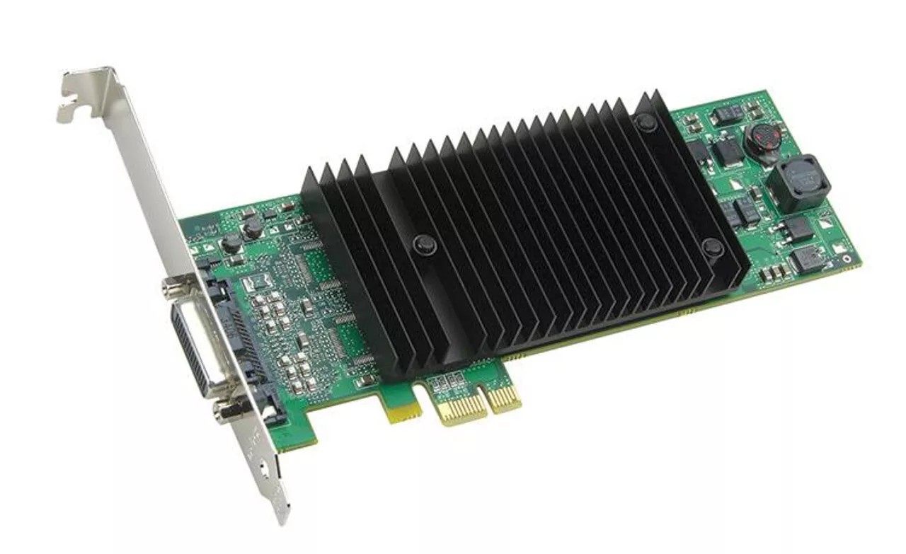 Matrox P69-MDDE128LA1F Millenium P690 LP PCIe x1 128MB Dual VGA Video Card