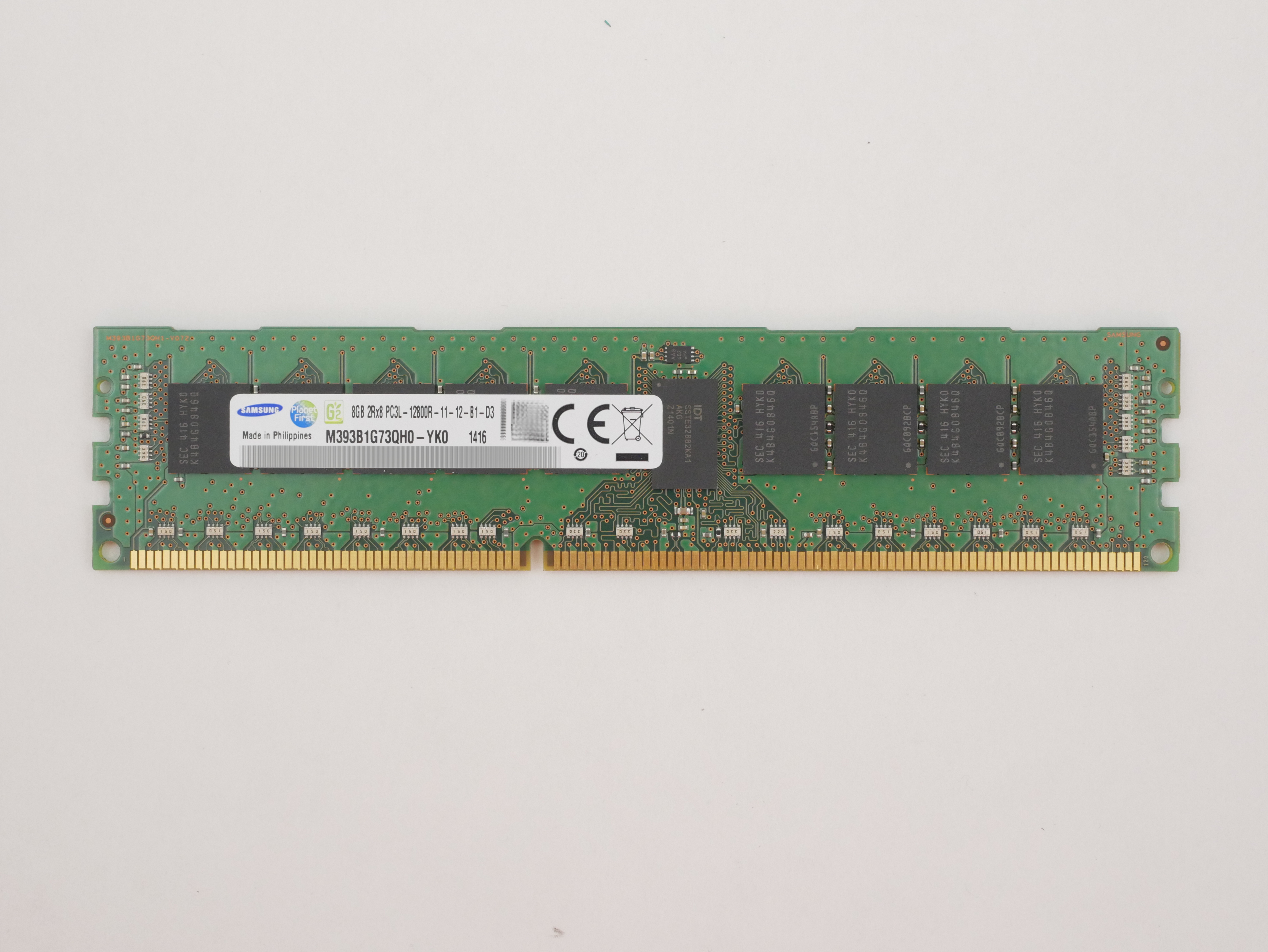 Samsung 8GB PC3L-12800R DDR3-1600 ECC REG M393B1G73QH0-YK0