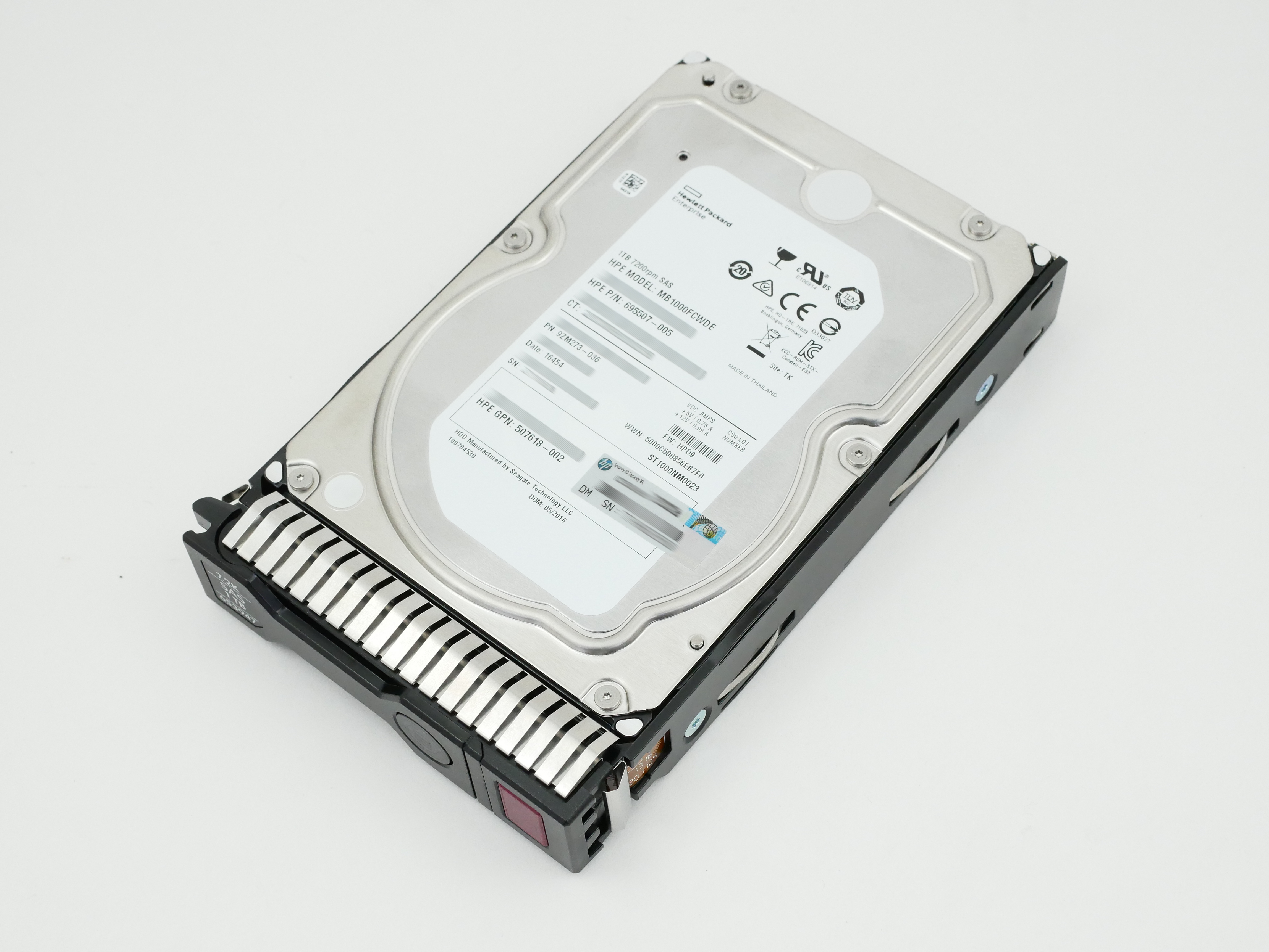 HP Seagate 1TB 7.2K RPM SAS 6GB/s 3.5" MB1000FCWDE 695507-005 9ZM273-036