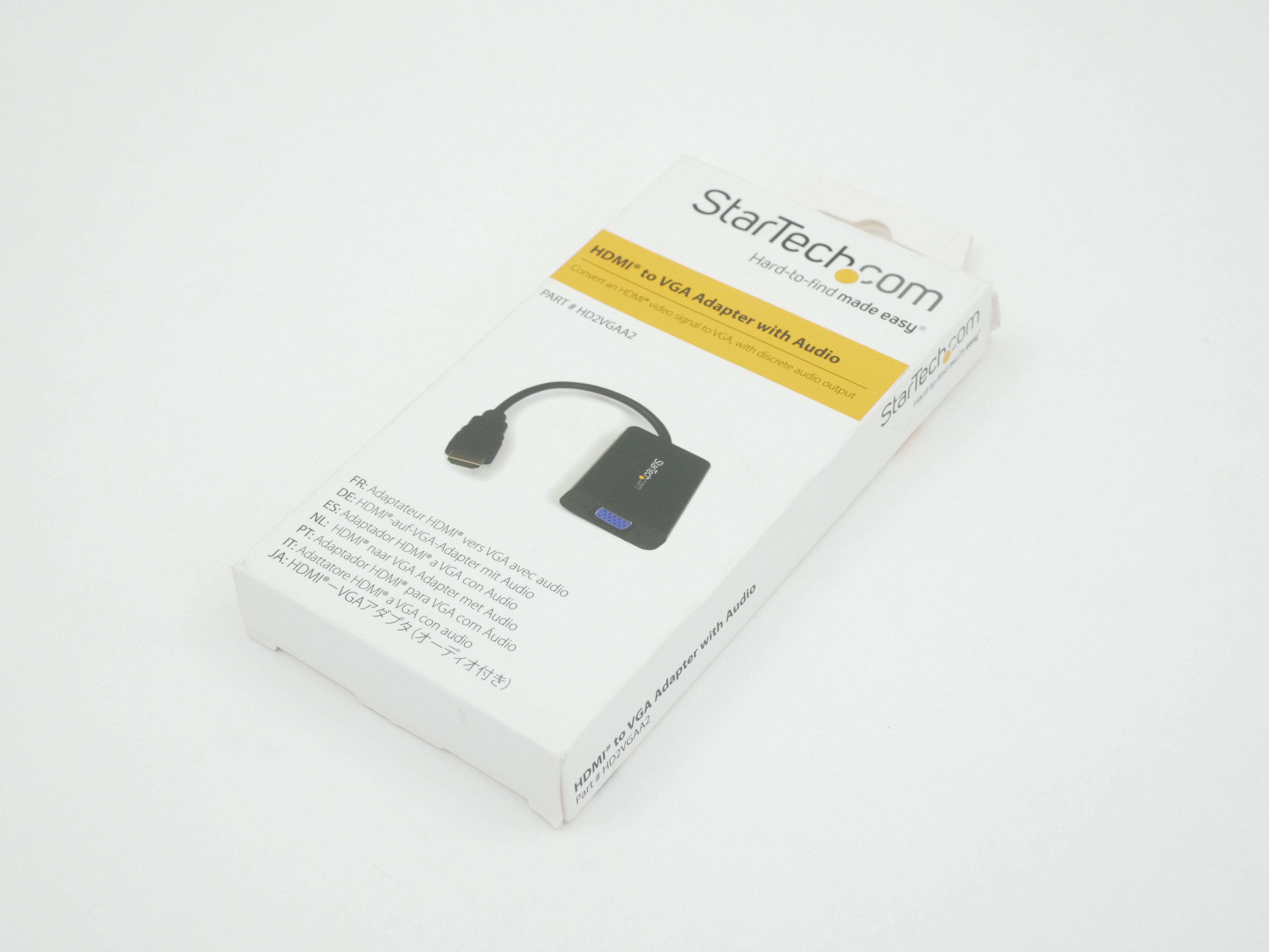 Startech HDMI to VGA Video Adapter Converter with Audio for Desktop HD2VGAA2