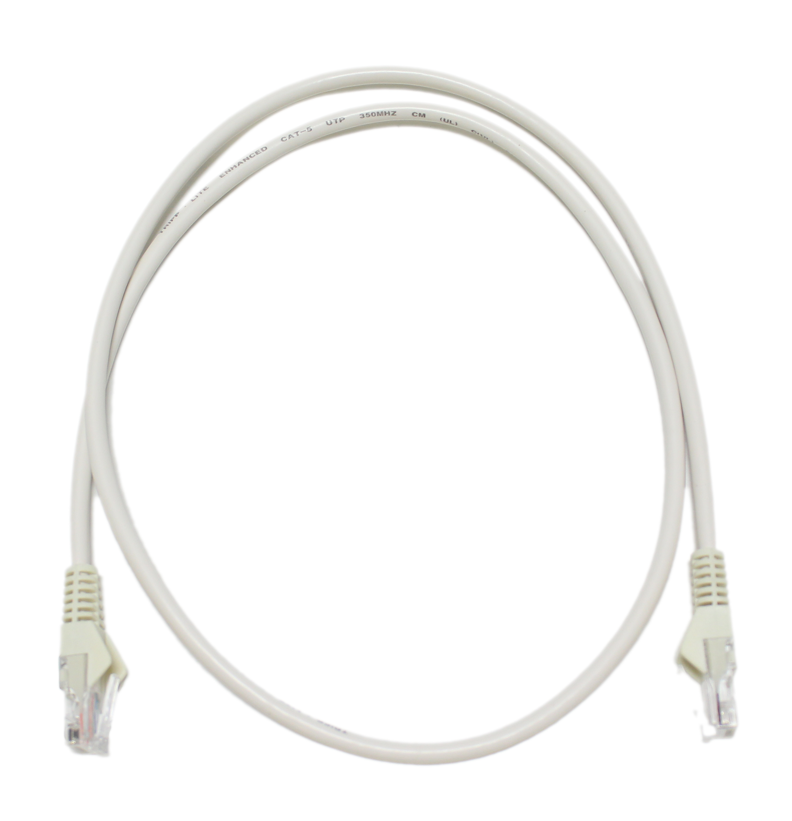 Tripp Lite 3ft Cat5e 350MHz Snagless Molded UTP Patch Cable RJ45 N001-003-WH