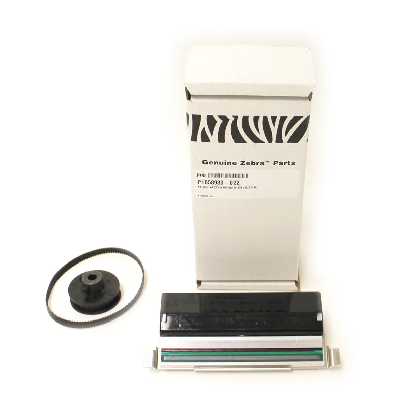 Zebra printhead conversion KIT 203 or 600 to 300 DPI ZT410 ZT411 P1058930-022