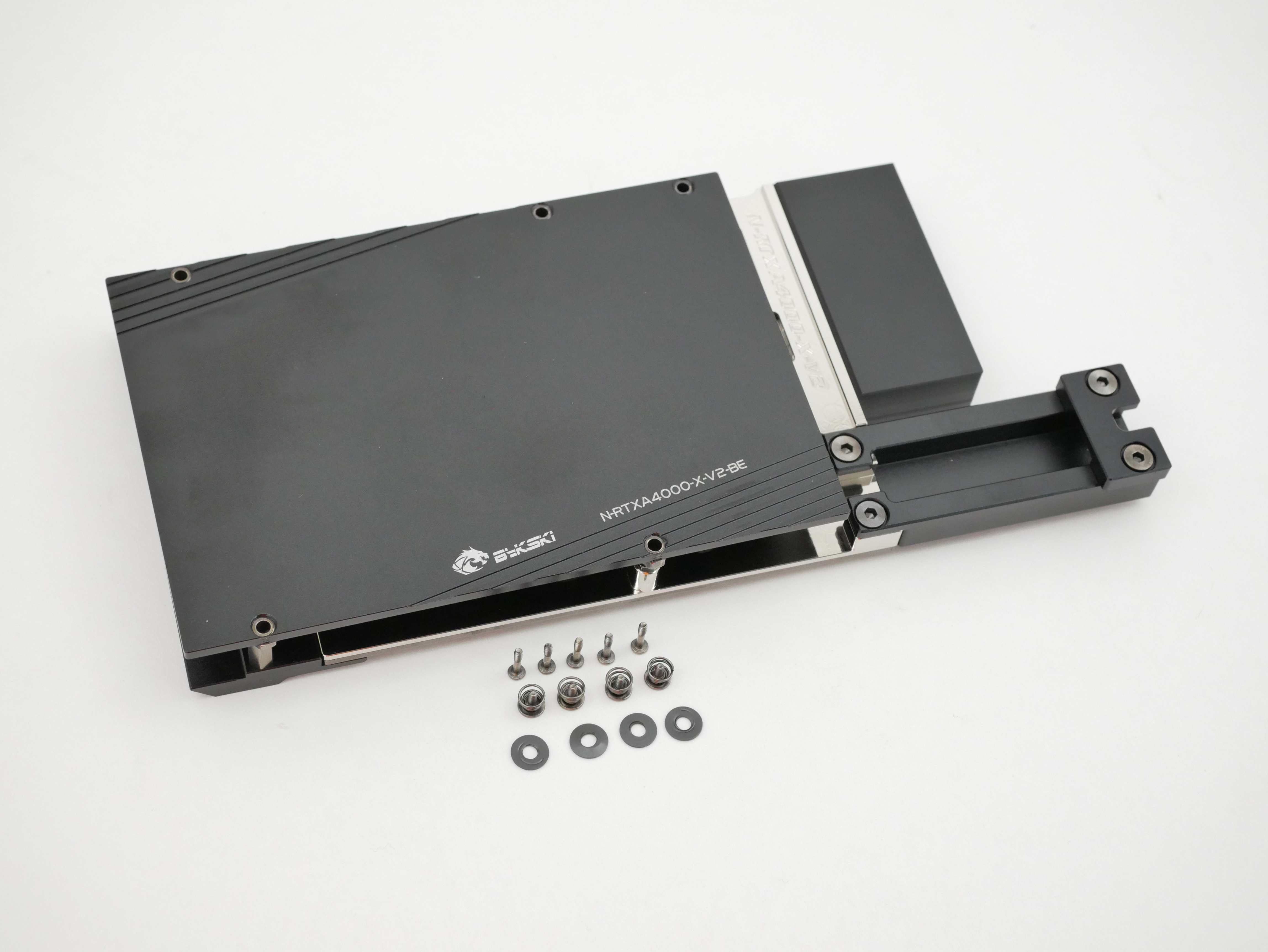 Bykski Metal POM RTX A4000 Water Block with Backplate N-RTXA4000-X-V2