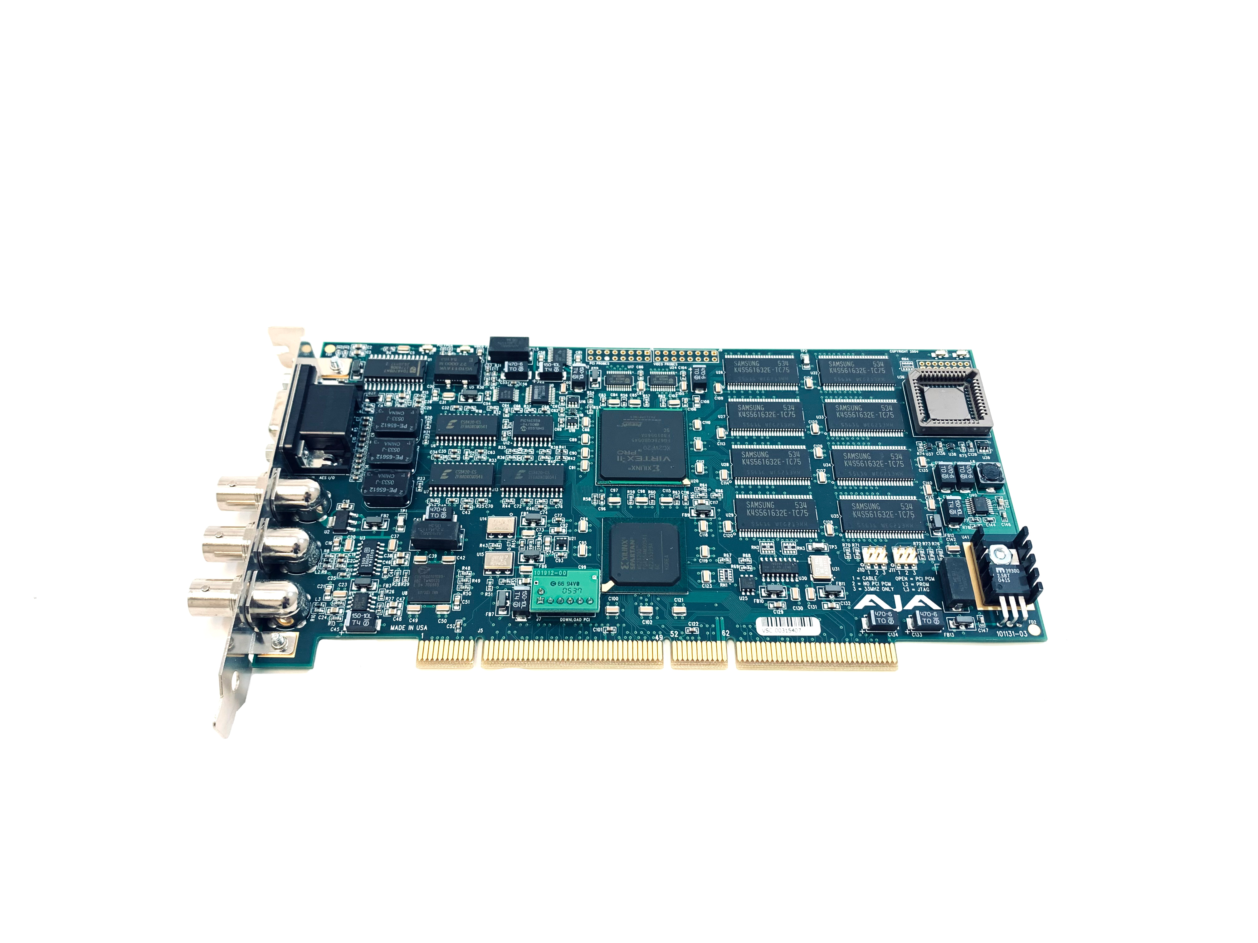 Aja Xena HS HD/SD 10bit HD SDI PCI-X Capture Card Xena-HS-00