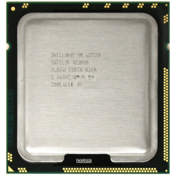 Intel Xeon W3520 Quad Core 2.66GHz 8MB Cache 4.80 GT/s LGA1366